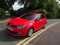 Used VW Polo Edition 60 HP (44 kW) 2014 Red Hatchback