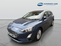Begagnad Ford Focus Titanium 125 HK (91 kW) 2021 Blå Kombi