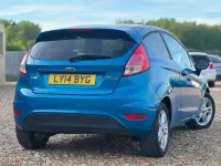 Used Ford Fiesta Zetec 2014 Blue Hatchback