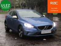 Used Volvo V40 R-Design 120 HP (88 kW) 2017 Blue Hatchback