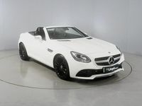 Used Mercedes SLC180 AMG line 2017 White Cabriolet