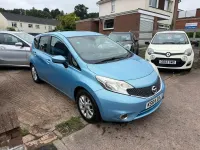 Used Nissan Note Acenta Premium 90 HP (66 kW) 2015 Blue Hatchback
