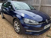 Used VW Golf VII GT 150 HP (110 kW) 2018 Blue Estate