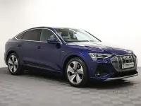 Usado Audi e-tron S-Line 300 kW (408 HP) 2023 Azul SUV