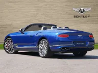 Used Bentley Continental GT Convertible Mulliner 2021 Blue Cabriolet