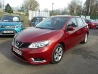 Used Nissan Pulsar Acenta 110 HP (80 kW) 2015 Red Hatchback