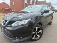Used Nissan Qashqai N-Connecta 110 HP (80 kW) 2016 Black SUV