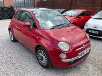 Used Fiat 500 Lounge 69 HP (50 kW) 2010 Red Hatchback
