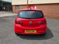 Used Vauxhall Corsa Design Edition 75 HP (55 kW) 2015 Red Hatchback