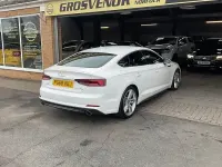 Used Audi A5 Sportback S-Line 190 HP (139 kW) 2019 White Hatchback