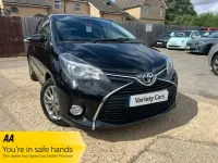 Used Toyota Yaris 99 HP (72 kW) 2016 Black Hatchback