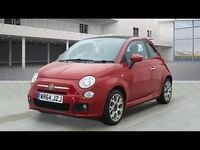 Used Fiat 500 S 2014 Red Cabriolet