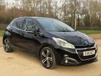 Begagnad Peugeot 208 GT-line 110 HK (80 kW) 2016 Svart Halvkombi
