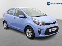 Used Kia Picanto 2021 Blue Hatchback