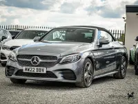Used Mercedes C200 AMG line 2022 Grey Cabriolet