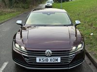 Used VW Arteon Elegance 190 HP (139 kW) 2018 Red Hatchback
