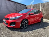 Used Kia Ceed GT-Line 136 HP (100 kW) 2016 Red Hatchback
