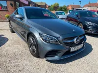 Used Mercedes C220 AMG line 194 HP (142 kW) 2022 Grey Coupe