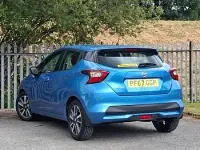 Used Nissan Micra Acenta 71 HP (52 kW) 2018 Blue Hatchback