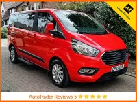Used Ford Tourneo Custom Zetec 130 HP (95 kW) 2022 Red Van