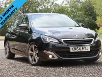 Used Peugeot 308 Allure 115 HP (84 kW) 2014 Black Hatchback