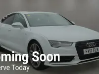 Used Audi A7 Sportback Black Edition 272 HP (200 kW) 2017 White Hatchback