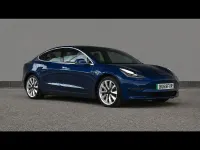 Used Tesla Model 3 Long Range AWD 366 kW (498 HP) 2019 Blue Sedan