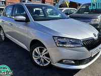 Begagnad Skoda Fabia SE 95 HK (69 kW) 2021 Silver Halvkombi