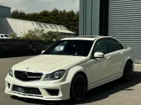 Used Mercedes C63 AMG 450 HP (330 kW) 2013 White Sedan