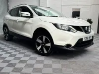 Used Nissan Qashqai N-Connecta 110 HP (80 kW) 2016 White SUV