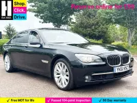 Used BMW 750L 2011 Black Sedan