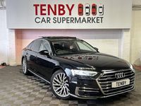 Used Audi A8 Advanced 286 HP (210 kW) 2018 Black Sedan