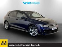 Used VW Golf VIII R-line 130 HP (95 kW) 2022 Blue Hatchback