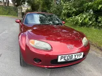 Used Mazda MX5 126 HP (92 kW) 2008 Red Cabriolet