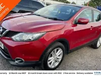 Used Nissan Qashqai Acenta 2014 Red SUV