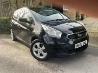 Used Kia Venga 89 HP (65 kW) 2012 Black Hatchback