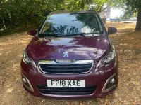 Used Peugeot 108 Allure 82 HP (60 kW) 2018 Mauve/purple Hatchback