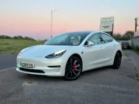 Used Tesla Model 3 Performance 330 kW (450 HP) 2019 White Sedan