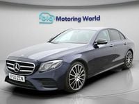 Used Mercedes E220 AMG line 194 HP (142 kW) 2020 Blue Sedan