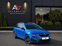Used Skoda Octavia vRS 184 HP (135 kW) 2017 Blue Estate