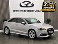 Used Audi A3 S-Line 110 HP (80 kW) 2016 Grey Sedan