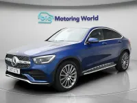 Second-hand Mercedes GLC220 AMG line 194 CP (142 kW) 2021 Albastru Coupe