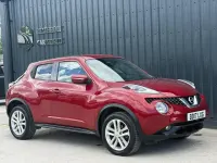 Used Nissan Juke N-Connecta 110 HP (80 kW) 2017 Red SUV