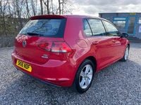 Used VW Golf VII Edition 110 HP (80 kW) 2016 Red Hatchback