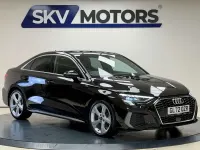 Używany Audi A3 S-Line 150 KM (110 kW) 2023 Czarny Sedan/Limuzyna