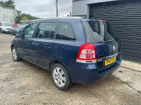 Used Vauxhall Zafira Excite 120 HP (88 kW) 2012 Blue MPV