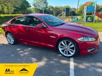 Begagnad Jaguar XF Premium Luxury 2013 Röd Sedan