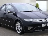 Used Honda Civic EX 140 HP (102 kW) 2009 Black Hatchback