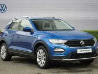 Used VW T-Roc SE 115 HP (84 kW) 2019 Blue SUV