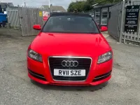 Used Audi A3 Cabriolet 140 HP (102 kW) 2011 Red Cabriolet